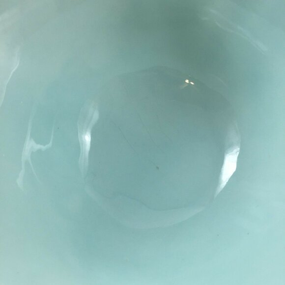 2 Mano Aqua Crate and Barrel Soup Salad Bowls Pie Crust Edge Made in Italy - Picture 9 of 9